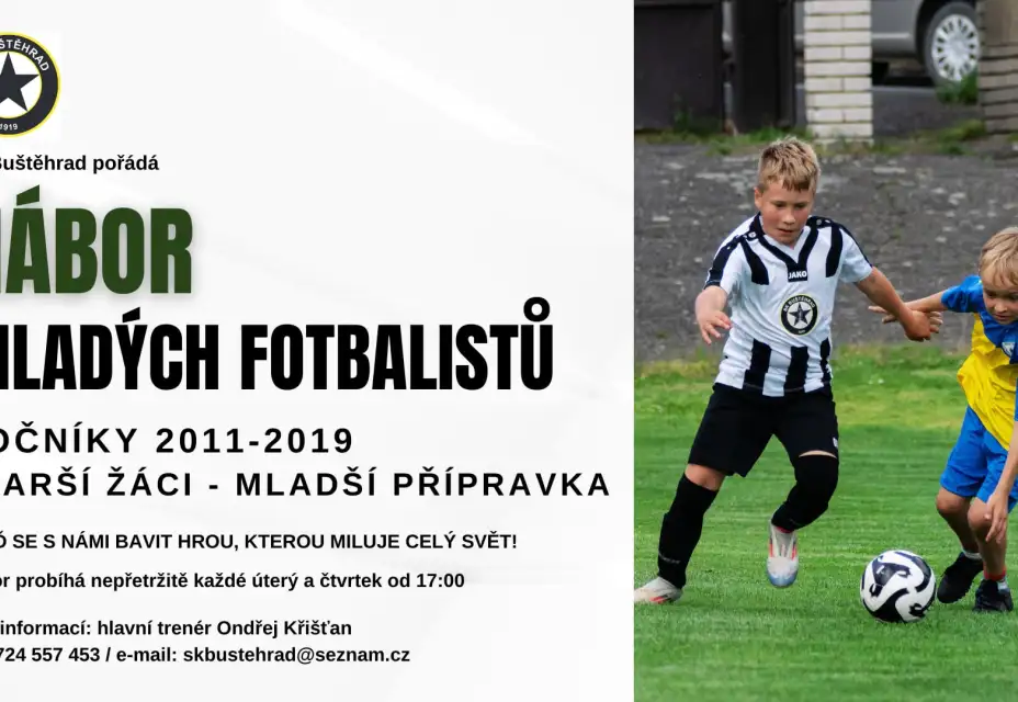 Nábor - Staň se fotbalovou hvězdou!
