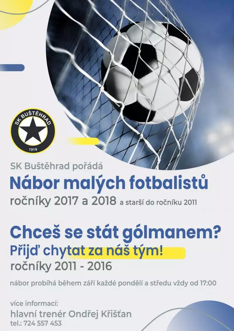 Nábor fotbalistů a fotbalistek